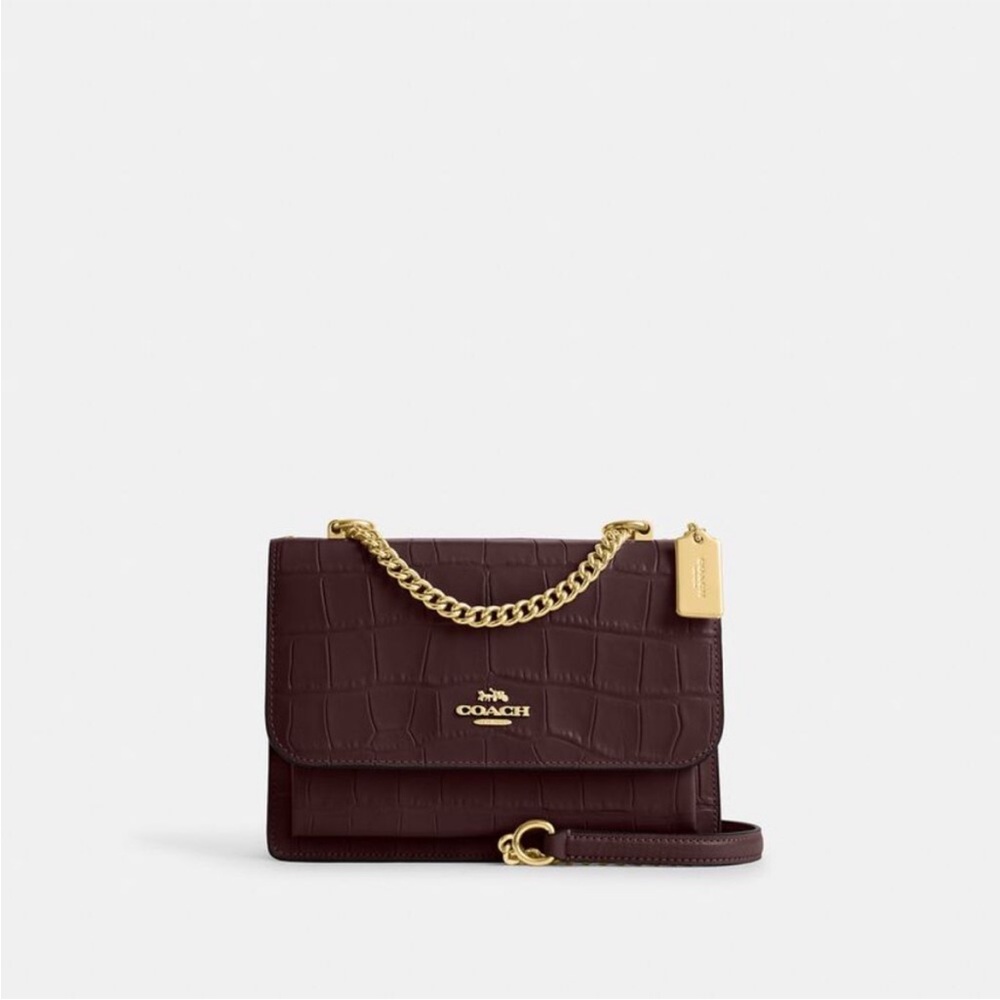 NWT!COACH KLARE CROSSBODY BAG (COACH CC840)
GOLD/MERLOT fast shipping - Picture 1 of 5